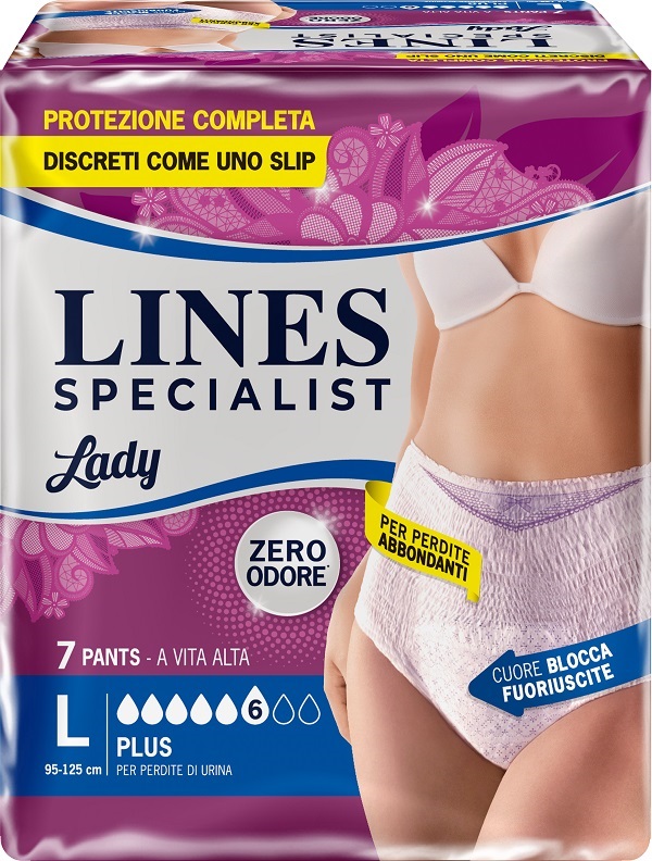 LINES SPECIALIST PANTS LADY PLUS L FARMA 7 PEZZI - Farmacianuova.eu
