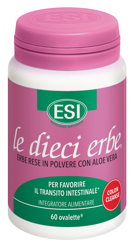 ESI LE DIECI ERBE COLON CLEANSE 60 OVALETTE - Farmacianuova.eu