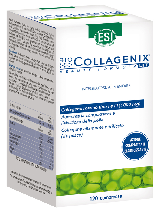 ESI BIOCOLLAGENIX 120 COMPRESSE - Farmacianuova.eu