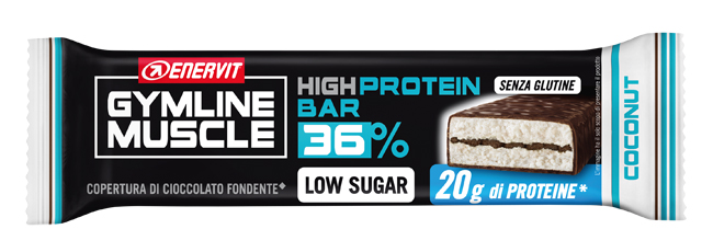 GYMLINE 20G PROTEINBAR LS COCONUT 55 G - Farmacianuova.eu