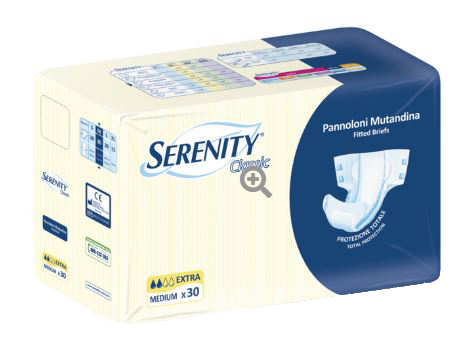 SERENITY PANNOLONE A MUTANDINA CLASSIC EXTRA XL 15 PEZZI - Farmacianuova.eu