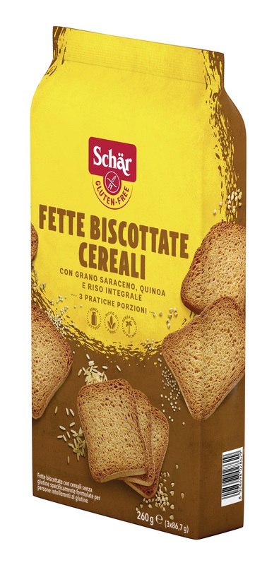 SCHAR FETTE BISCOTTATE AI CEREALI 260 G - Farmacianuova.eu