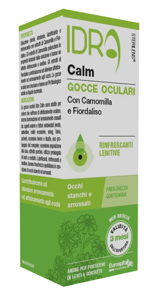 GOCCE OCULARI RINFRESCANTI STERILENS IDRA CALM CAMOMILLA E FIORDALISO 10 ML - Farmacianuova.eu