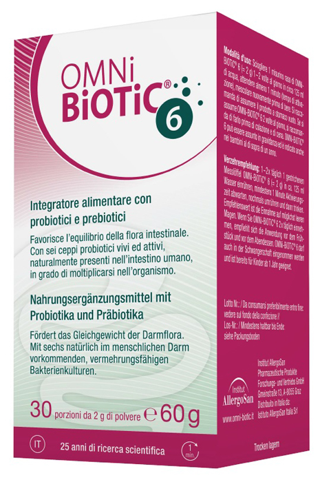 OMNI BIOTIC 6 BARATTOLO 60 G - Farmacianuova.eu