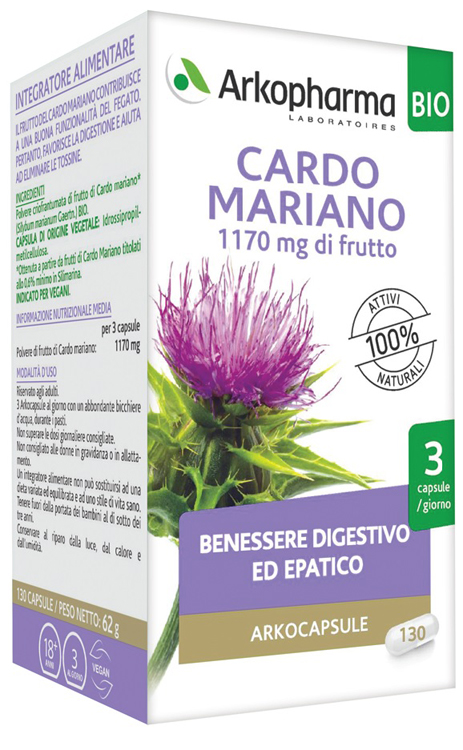 ARKO CAPSULE CARDO MARIANO BIO 130 CAPSULE - Farmacianuova.eu
