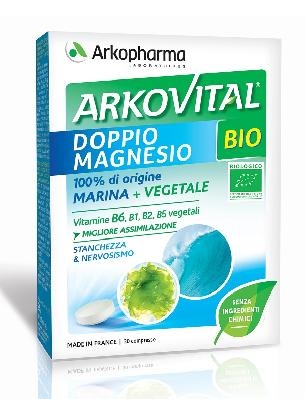 ARKOVITAL DOPPIO MAGNESIO BIO 30 COMPRESSE - Farmacianuova.eu