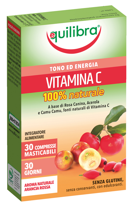 VITAMINA C 100% NATURALE 30 COMPRESSE - Farmacianuova.eu