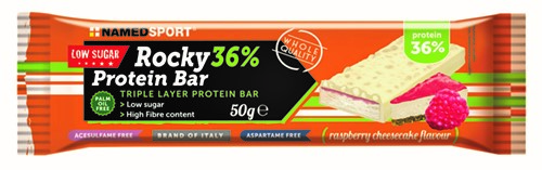 ROCKY 36% PROTEIN BAR RASPBERRY CHEESECAKE BARRETTA 50 G - Farmacianuova.eu