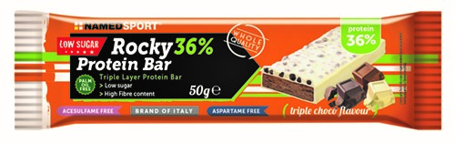 ROCKY 36% PROTEIN BAR TRIPLE CHOCO BARRETTA 50 G - Farmacianuova.eu