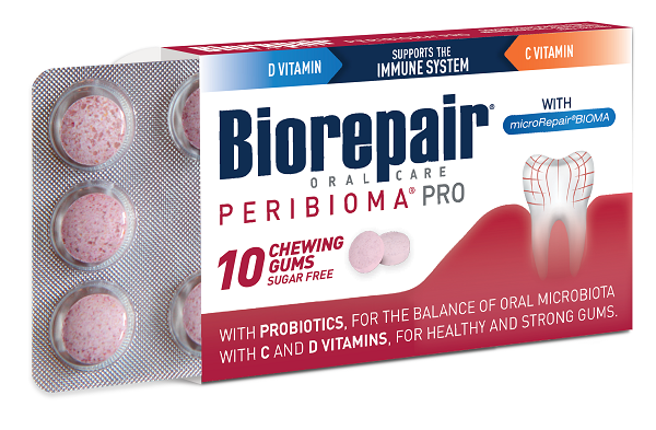 BIOREPAIR PERIBIOMA GOMME MASTICABILI 10 COMPRESSE DA 1,2 G - Farmacianuova.eu