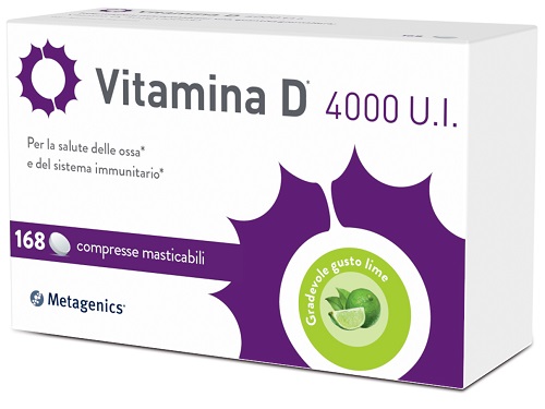 VITAMINA D 4000UI 168 COMPRESSE MASTICABILI - Farmacianuova.eu