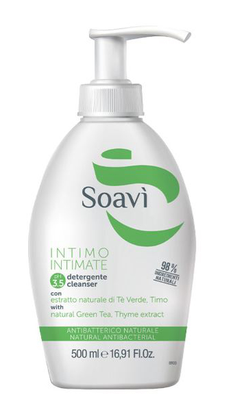 SOAVI INTIMO ANTIBATTERICO PH3,5 FLACONE CON DISPENSER 500 ML - Farmacianuova.eu
