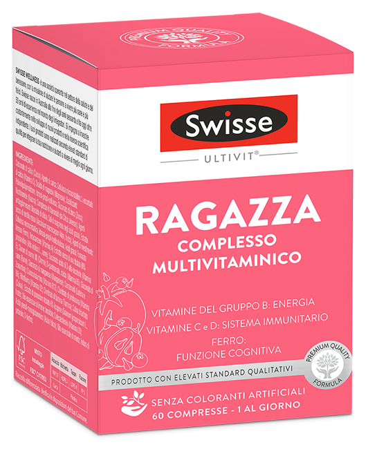 SWISSE MULTIVITAMINICO RAGAZZA 60 COMPRESSE - Farmacianuova.eu