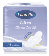 LAURELLA ASSORBENTE ULTRA GIORNO CON ALI 14 PEZZI - Farmacianuova.eu