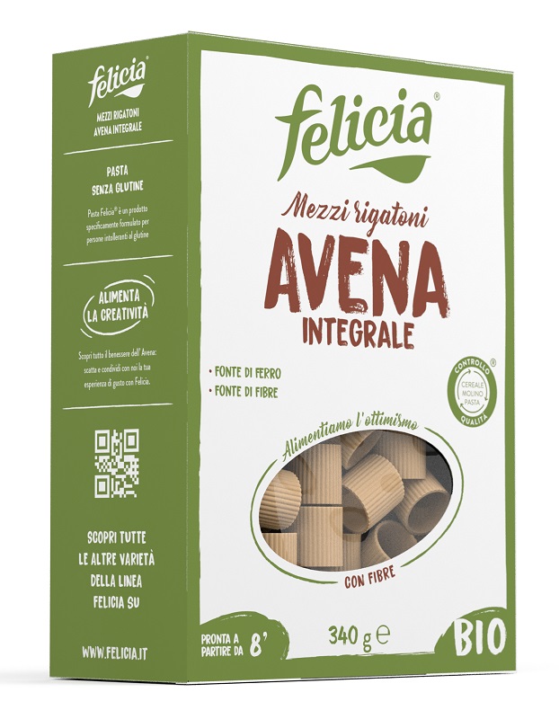 FELICIA MEZZI RIGATONI AVENA 340 G - Farmacianuova.eu