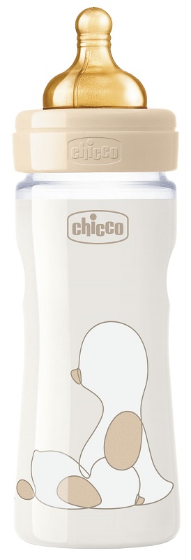 CHICCO BIBERON ORIGINAL 250ML TOUCH REGULAR UNISEX CON TETTARELLA IN CAUCCIU' - Farmacianuova.eu