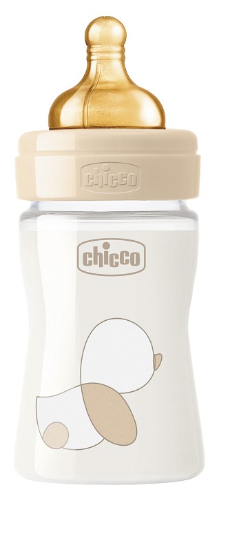 CHICCO BIBERON ORIGINAL 150ML VETRO 1 FORO 1 FORO UNISEX CON TETTARELLA IN CAUCCIU' - Farmacianuova.eu