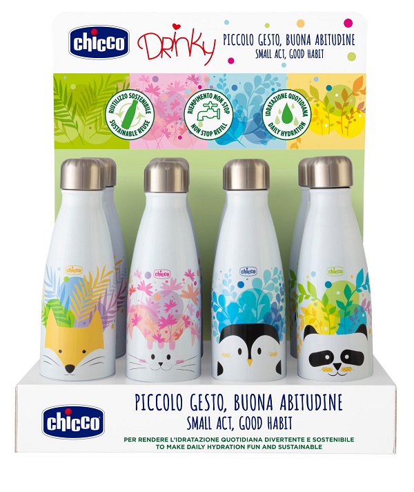CHICCO BORRACCIA INOX 350 ML - Farmacianuova.eu