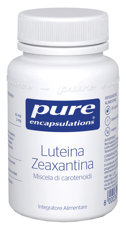 PURE ENCAPSULATIONS LUTEINA/ZEAXANTINA 30 CAPSULE - Farmacianuova.eu