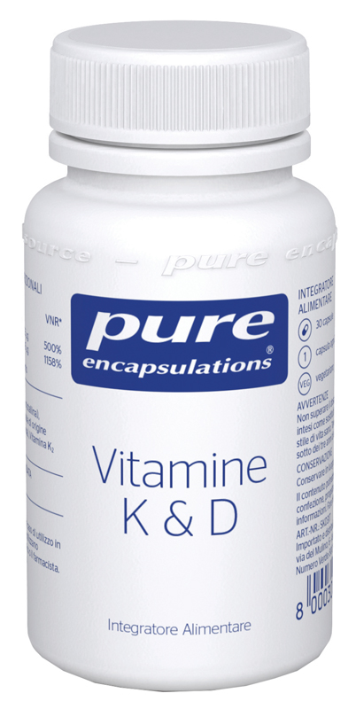 PURE ENCAPSULATIONS VITAMINE K & D 30 CAPSULE - Farmacianuova.eu