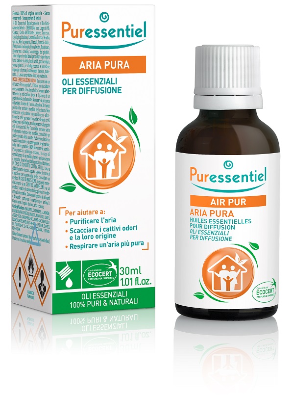 PURESSENTIEL MISCELA PER DIFFUSIONE ARIA PURA CERTIFICATA ECOCERT 30 ML - Farmacianuova.eu