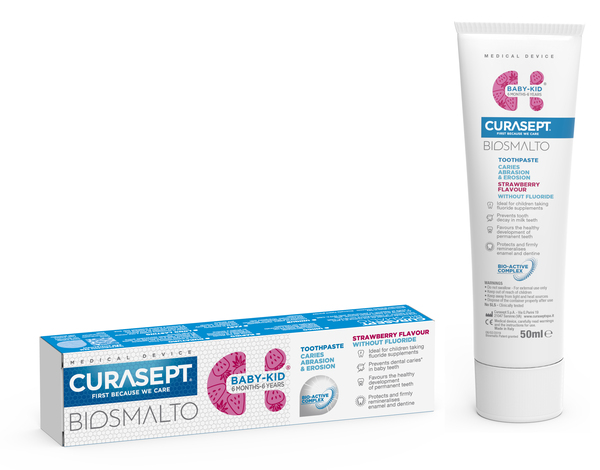 CURASEPT BIOSMALTO BABY KID SENZA FLUORO 50 ML - Farmacianuova.eu