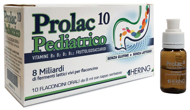 PROLAC10 PEDIATRICO FERMENTI LATTICI 10 FLACONCINI 8 ML - Farmacianuova.eu
