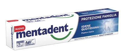 MENTADENT PROTEZIONE FAMIGLIA IGIENE QUOTIDIANA 75 ML - Farmacianuova.eu