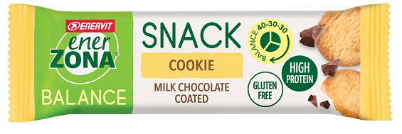 ENERZONA SNACK COOKIE MILK CIOCHOLATE 33 G - Farmacianuova.eu