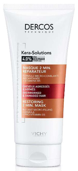 DERCOS TECHNIQUE KERASOL MASCHERA RIPARATRICE 2 MIN 200 ML - Farmacianuova.eu