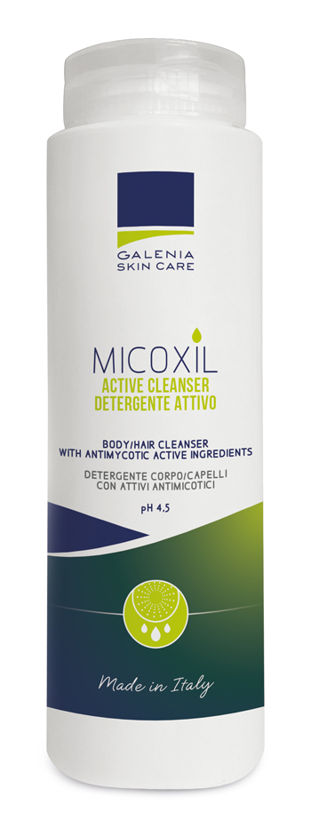 MICOXIL ACTIVE CLEANSER DETERGENTE PER CORPO E CAPELLI PH 4,5 250 ML - Farmacianuova.eu