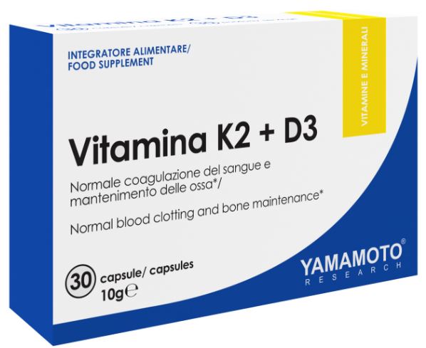 YAMAMOTO RESEARCH VITAMINA K2+D3 30 CAPSULE - Farmacianuova.eu
