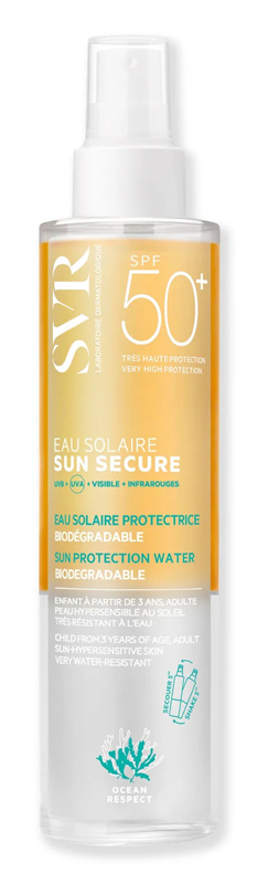 SUN SECURE EAU SOLAIRE SPF50 200 ML - Farmacianuova.eu