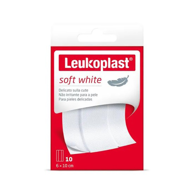 LEUKOPLAST SOFT WHITE 100 X 6 CM 10 PEZZI - Farmacianuova.eu