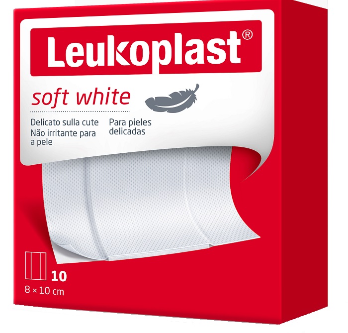 LEUKOPLAST SOFT WHITE 100 X 8 CM 10 PEZZI - Farmacianuova.eu