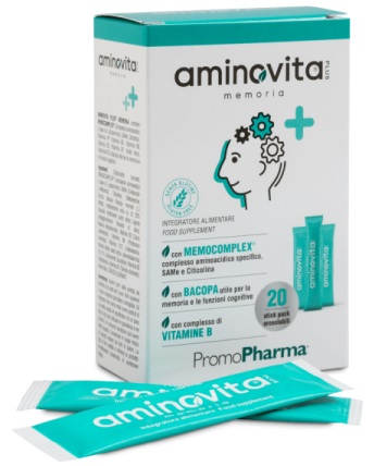 AMINOVITA PLUS MEMORIA 20 STICK PACK X 2 G - Farmacianuova.eu