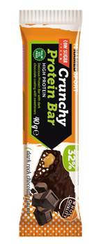 CRUNCHY PROTEINBAR DARK ROCK CHOCOLATE BARRETTA 40 G - Farmacianuova.eu