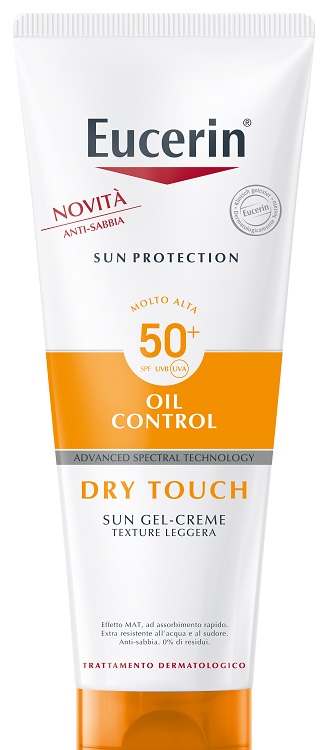 EUCERIN SUN PROTECTION OIL CONTROL DRY TOUCH SPF 50+ SUN GEL CREME 200 ML - Farmacianuova.eu