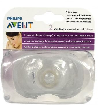 AVENT PARACAPEZZOLI FARFALLA MEDIUM 2 PEZZI CON CUSTODIA TRASPORTO - Farmacianuova.eu