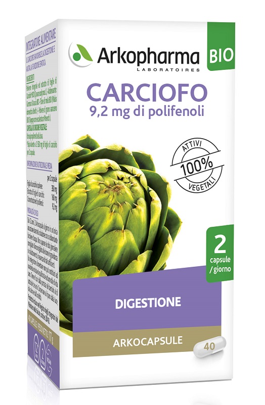 ARKO CAPSULE CARCIOFO BIO 40 CAPSULE - Farmacianuova.eu