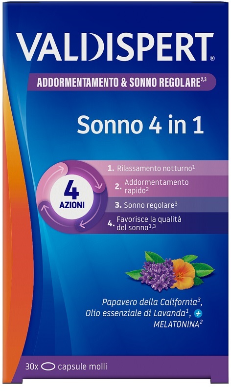 VALDISPERT NOTTE 4 IN 1 30 CAPSULE MOLLI - Farmacianuova.eu