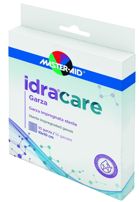 MASTER-AID IDRACARE GARZA IMPREGNATA 10X10 CM 10 PEZZI - Farmacianuova.eu