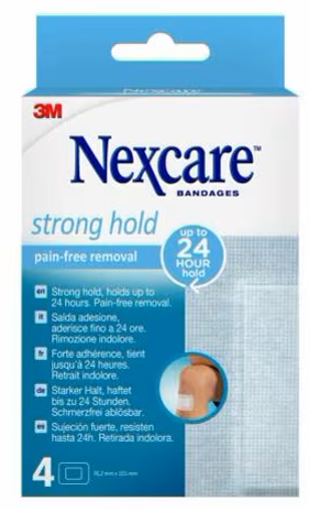 CEROTTO NEXCARE STRONG PADS 4 PEZZI - Farmacianuova.eu
