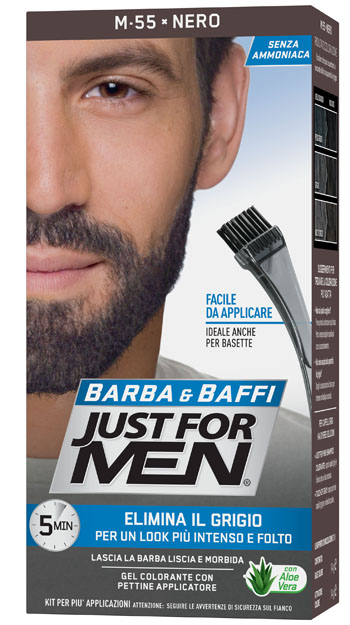 JUST FOR MEN BARBA & BAFFI M55 NERO 51 G - Farmacianuova.eu