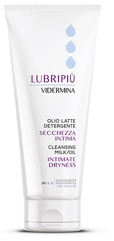 VIDERMINA LUBRIPIU' OLIO LATTE DETERGENTE SECCHEZZA INTIMA 200 ML - Farmacianuova.eu