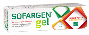 MEDICAZIONE IN GEL SOFARGEN TUBO 25 G - Farmacianuova.eu