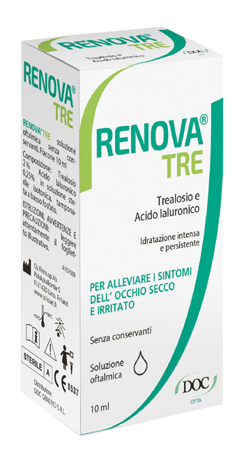 RENOVA TRE COLLIRIO A BASE DI TREALOSIO E ACIDO IALURONICO 10 ML SENZA CONSERVANTI - Farmacianuova.eu