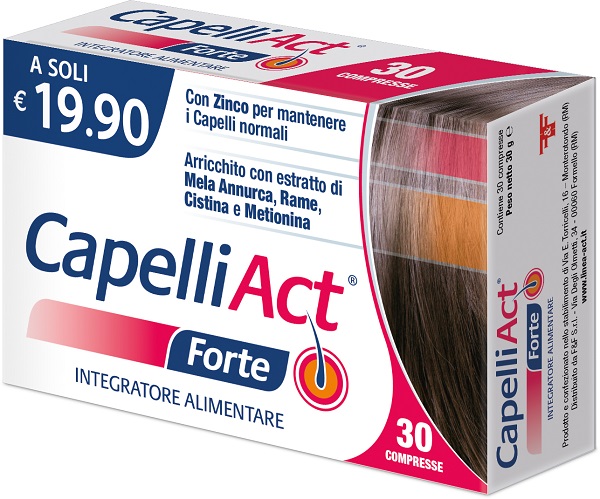 CAPELLI ACT FORTE 30 COMPRESSE - Farmacianuova.eu
