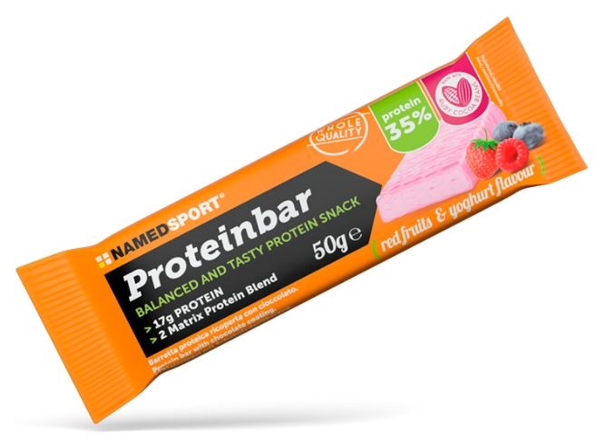 PROTEINBAR RED FRUITS & YOGHURT BARRETTA 50 G - Farmacianuova.eu