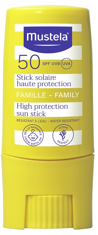 MUSTELA STICK SOLARE PROTEZIONE MOLTO ALTA SPF50+ 10 ML - Farmacianuova.eu